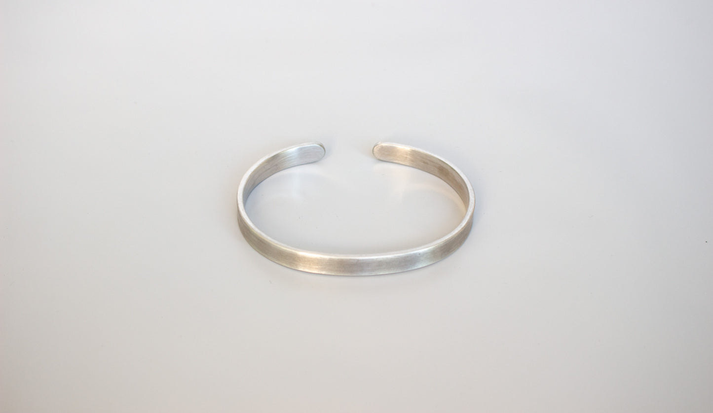 24g 925 Sterling Silver Brushed Cuff