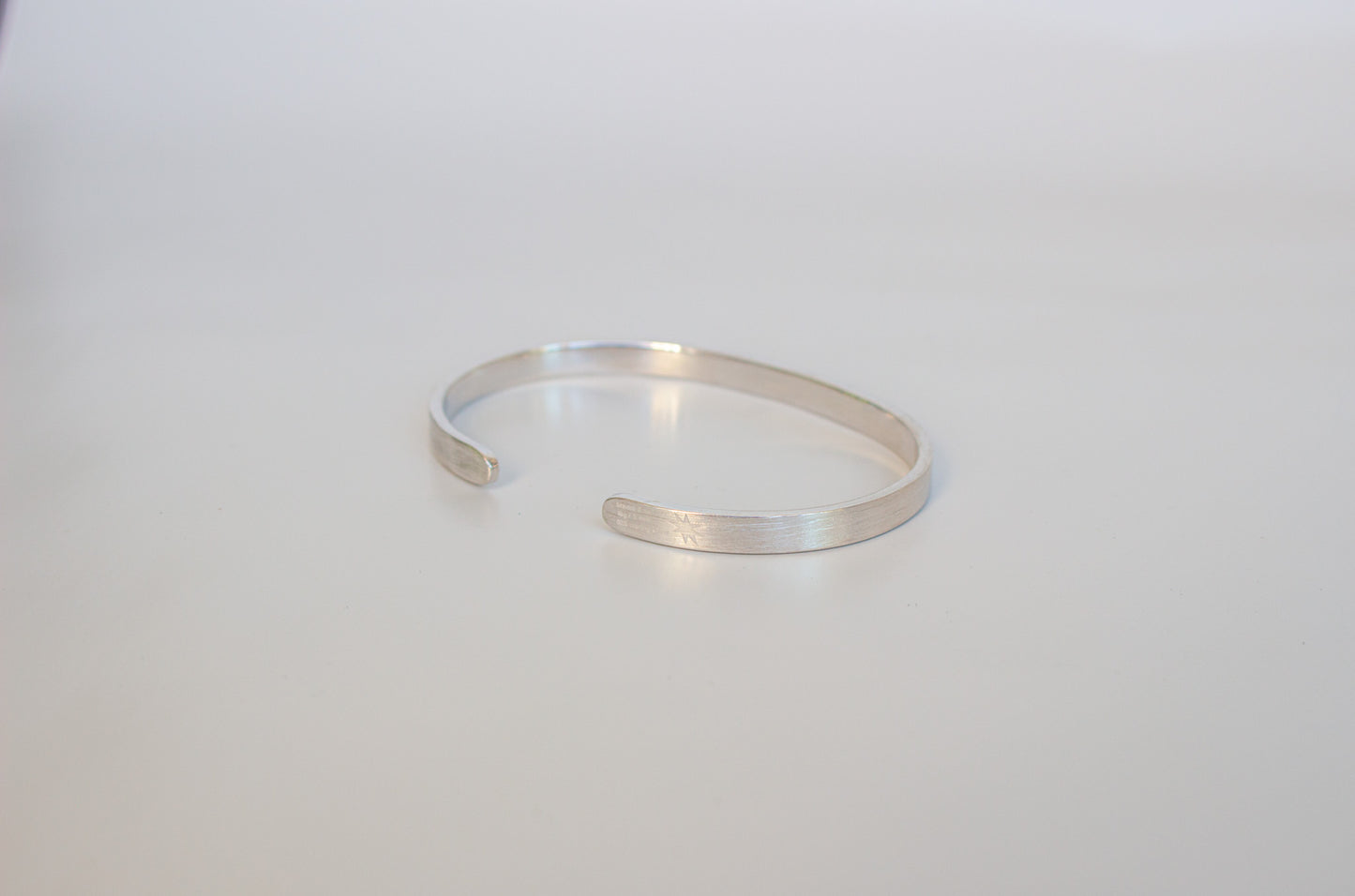 18g 925 Sterling Silver Brushed Cuff